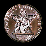 1969 Banquet Medal 10K Gold Obverse