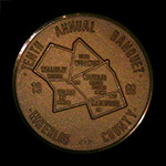 1969 Banquet Medal Gold Plate Reverse