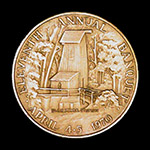 1970 Banquet Medal Gold Plate Reverse