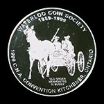 1999 C.N.A. / W.C.S. Convention Medal Silver Reverse