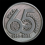 2024 65th Anniversary Medals Antiqued Silver Reverse