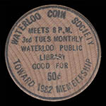 1982 Waterloo 125th Anniversary Obverse