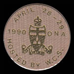 1990 O.N.A. Convention (Delegate) Obverse